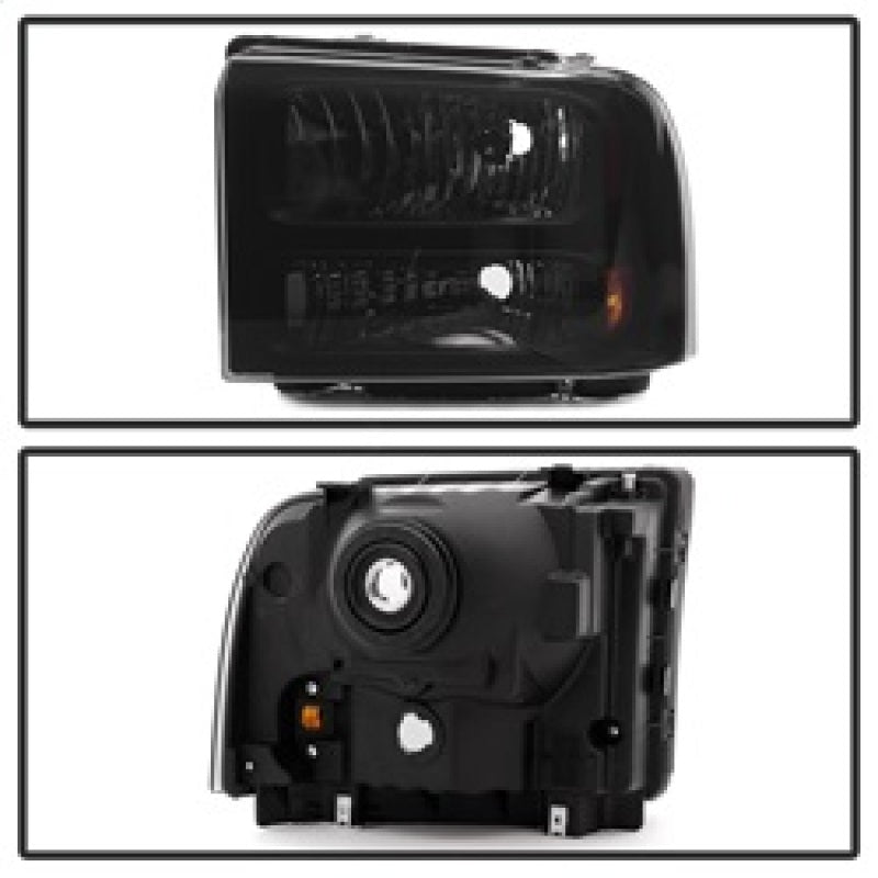 FR SPORT SPYDER Xtune Ford F250 F350 F450 Superduty Excursion 99-04 Headlights Black Smoked...