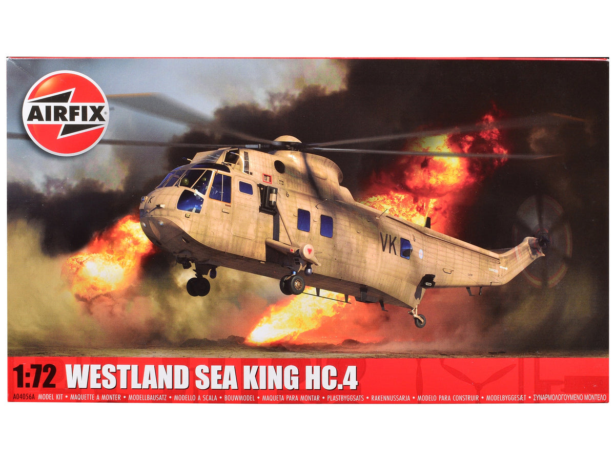 Rapid Vehicles Level 3 Model Kit Westland Sea King HC.4 Helicopter with 2 Scheme Options 1/72...