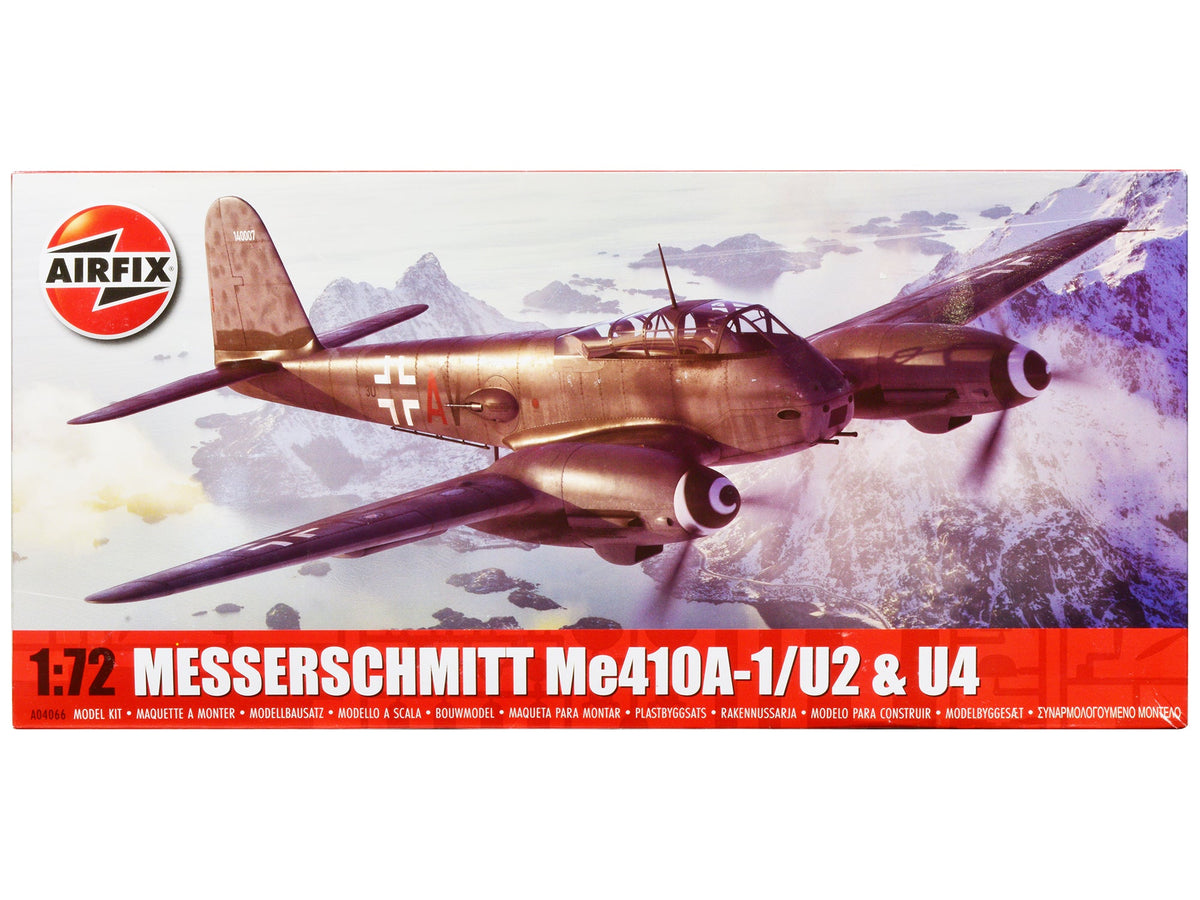 Rapid Vehicles Level 2 Model Kit Messerschmitt Me410A-1/U2 & U4 Fighter-Bomber Aircraft with 2...