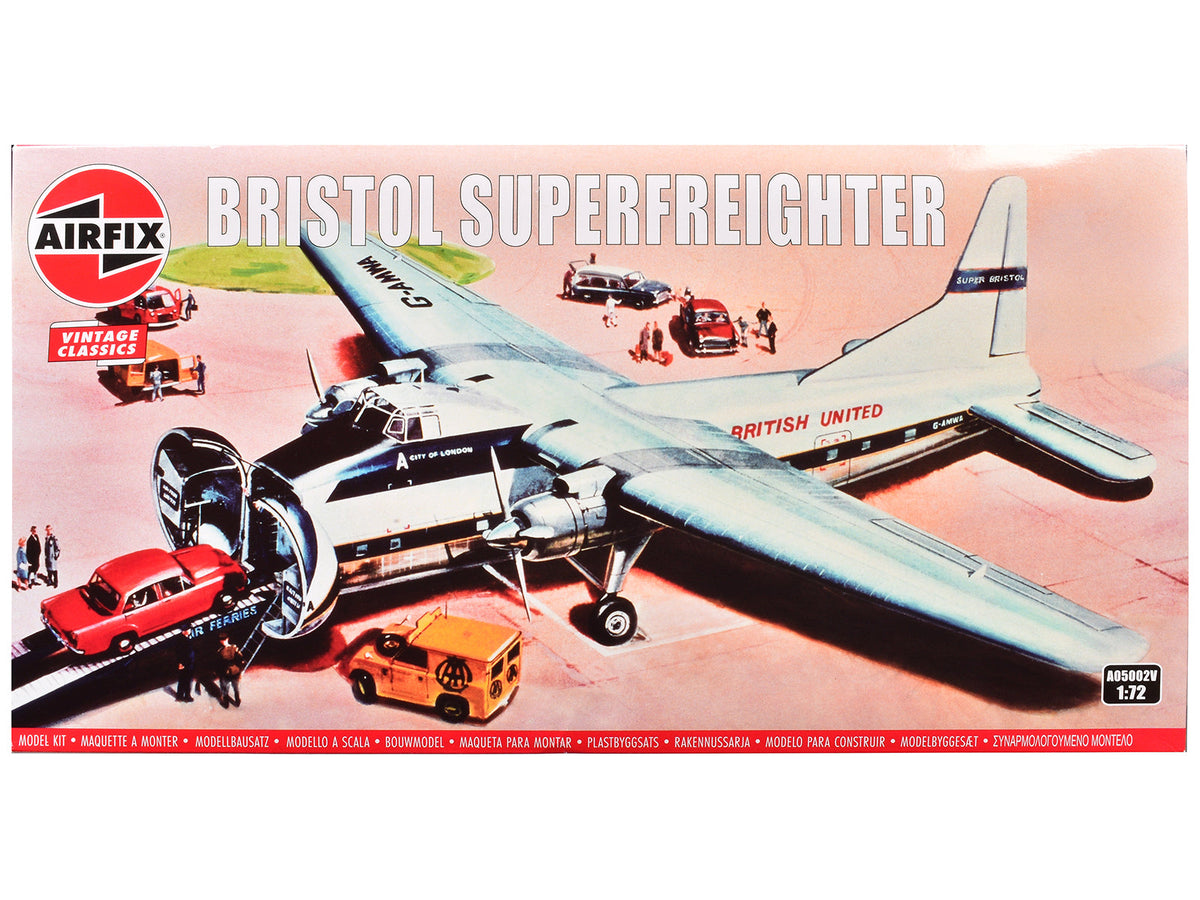 Rapid Vehicles Level 2 Model Kit Bristol Superfreighter Freighter Aircraft "British United Air...