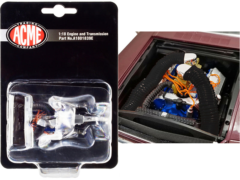 Rapid Vehicles 427 SOHC Drag Engine and Transmission Replica from "1965 Ford Mustang A/FX Bill...