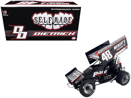 Rapid Vehicles Winged Sprint Car #48 Danny Dietrich "Weikert's Livestock Inc." Gary Kauffman...