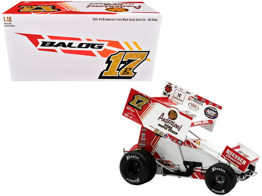 Rapid Vehicles Winged Sprint Car #17B Bill Balog "Anderson's Pure Maple Syrup" (2025) 1/18...
