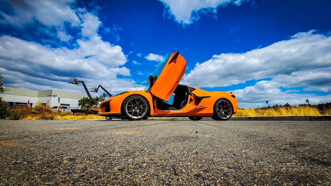 Jesse Iwuji Performance Vertical doors | Chevrolet Corvette C8 Z06 2023-2025  Lambo Door...