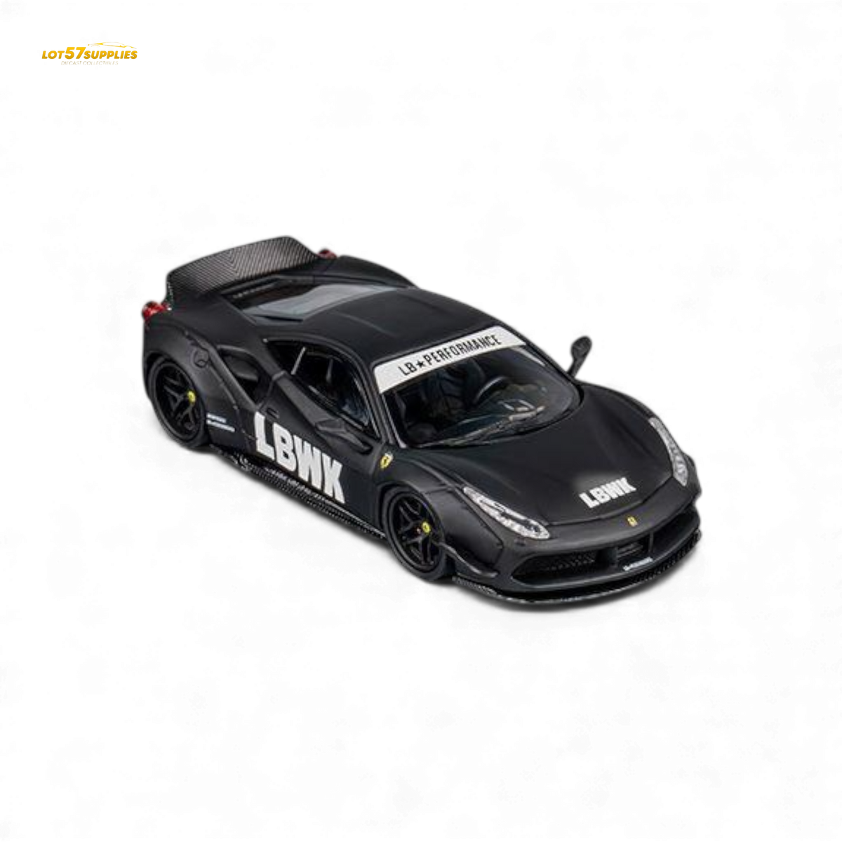 CM Model Ferrari 488 LB Works Black 1:64