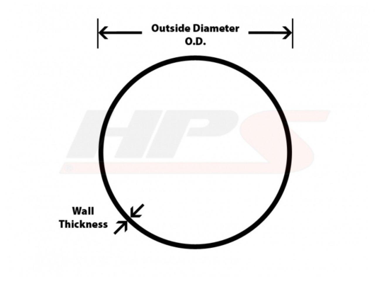 HPS Performance Products HPS 6061 Aluminum Joiner Tube Piping Hose Connector with Bead Roll