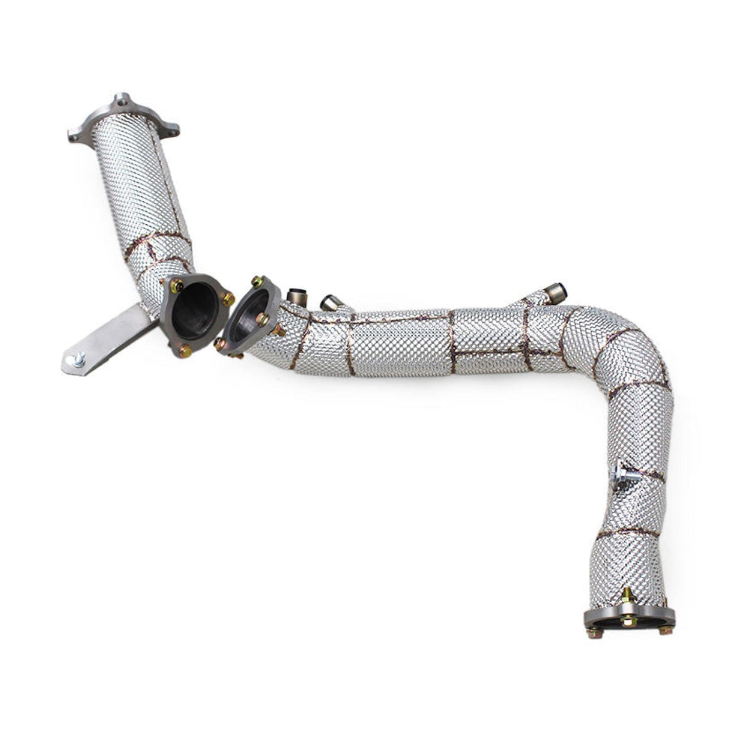 Catless High Flow 304 Stainless Exhaust Downpipe for Audi A5 2.0T