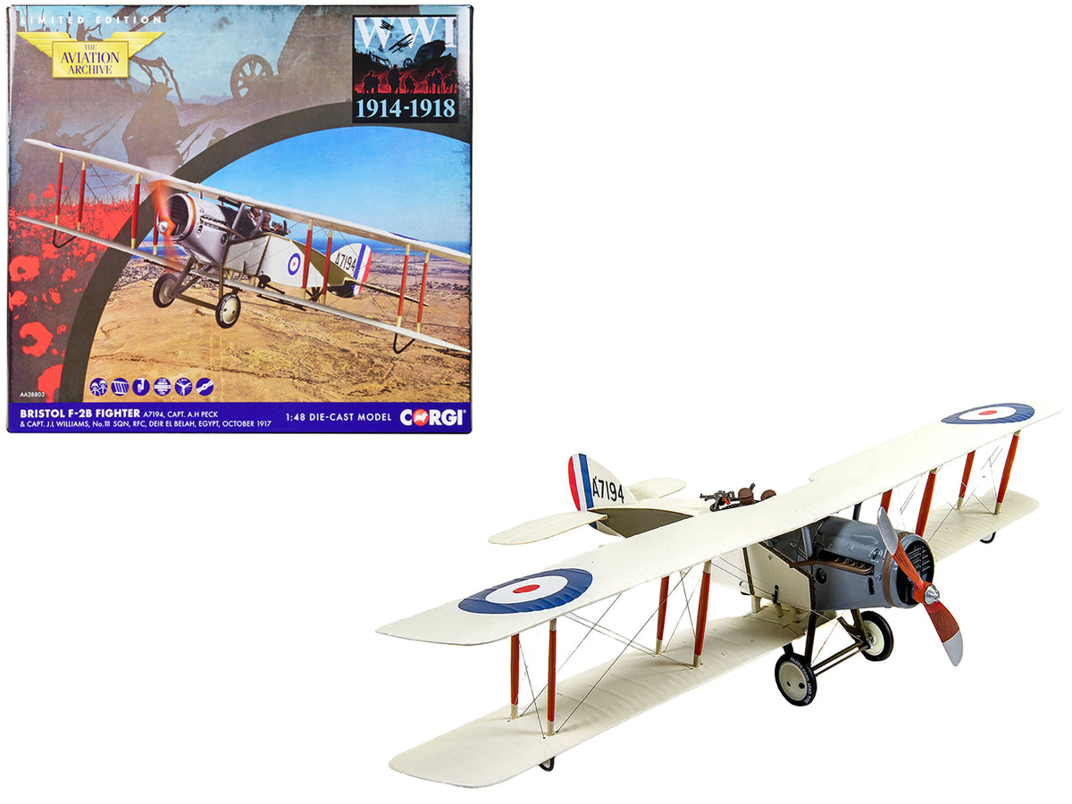 Rapid Vehicles Bristol F-2B Fighter Aircraft "A7194 Capt. Arthur H Peck & Capt. John JL Williams...