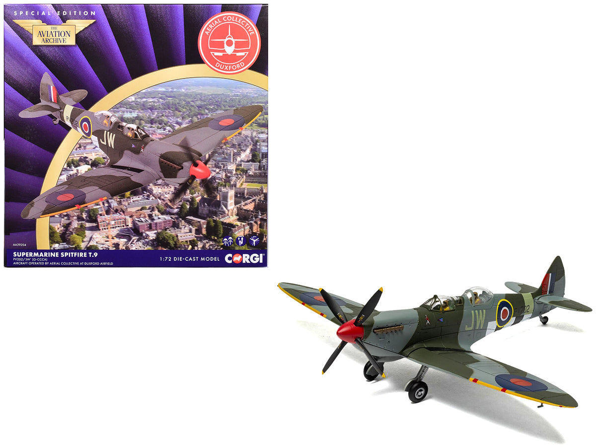 Rapid Vehicles Supermarine Spitfire T.9 Aircraft "PV202 Aerial Collective at Duxford Airfield"...