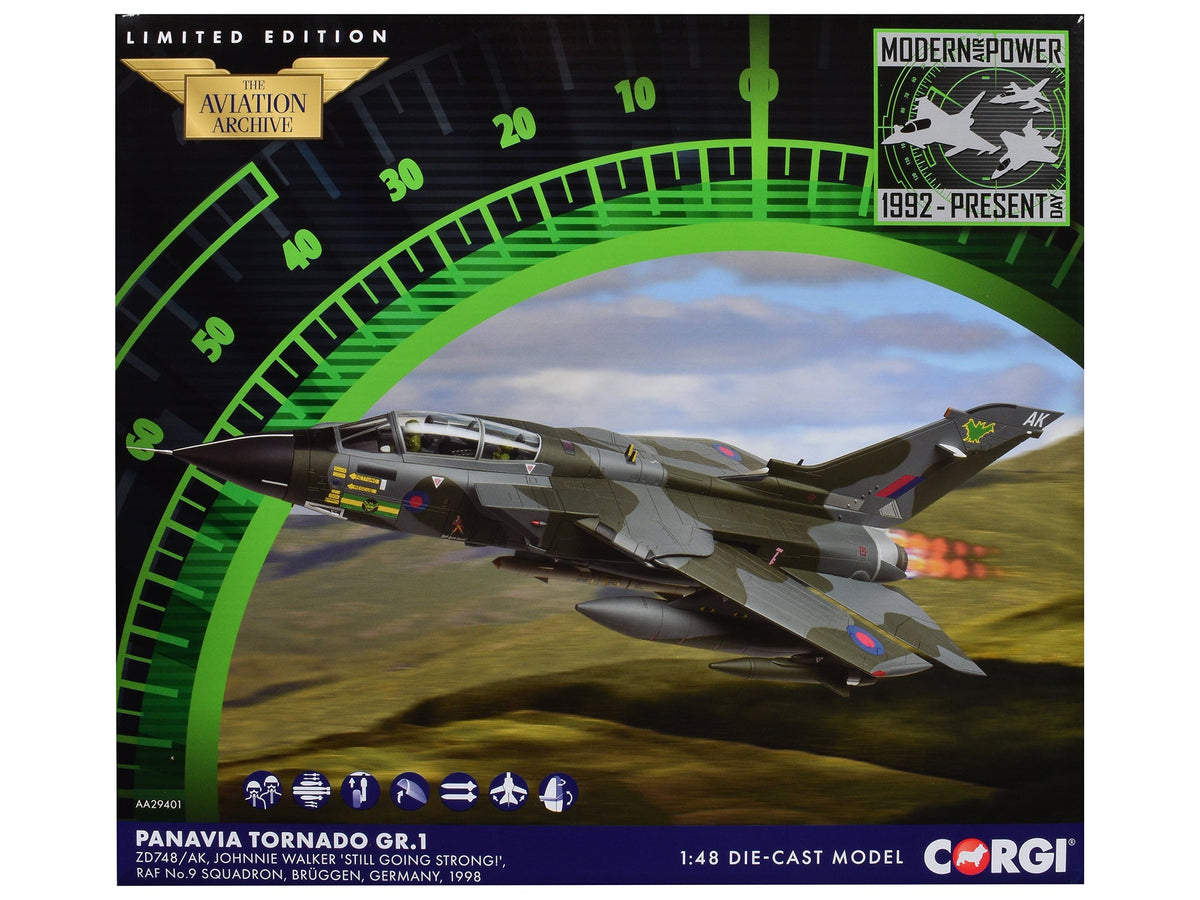 Rapid Vehicles Panavia Tornado GR.1 Aircraft "Johnnie Walker 'Still Going Strong' No. 9 Squadron"...