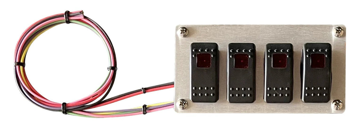 Rocker Switch Panel 4 Switches - 510919