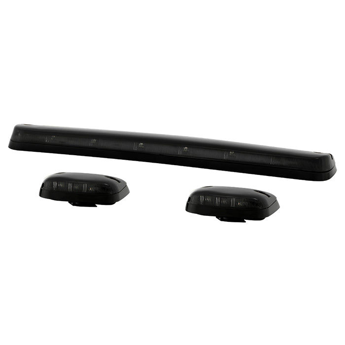 FR SPORT SPYDER Xtune Chevy Silverado 07-13 Amber LED Cab Roof Lights Smoke ACC-LED-CS07-CR-SM...