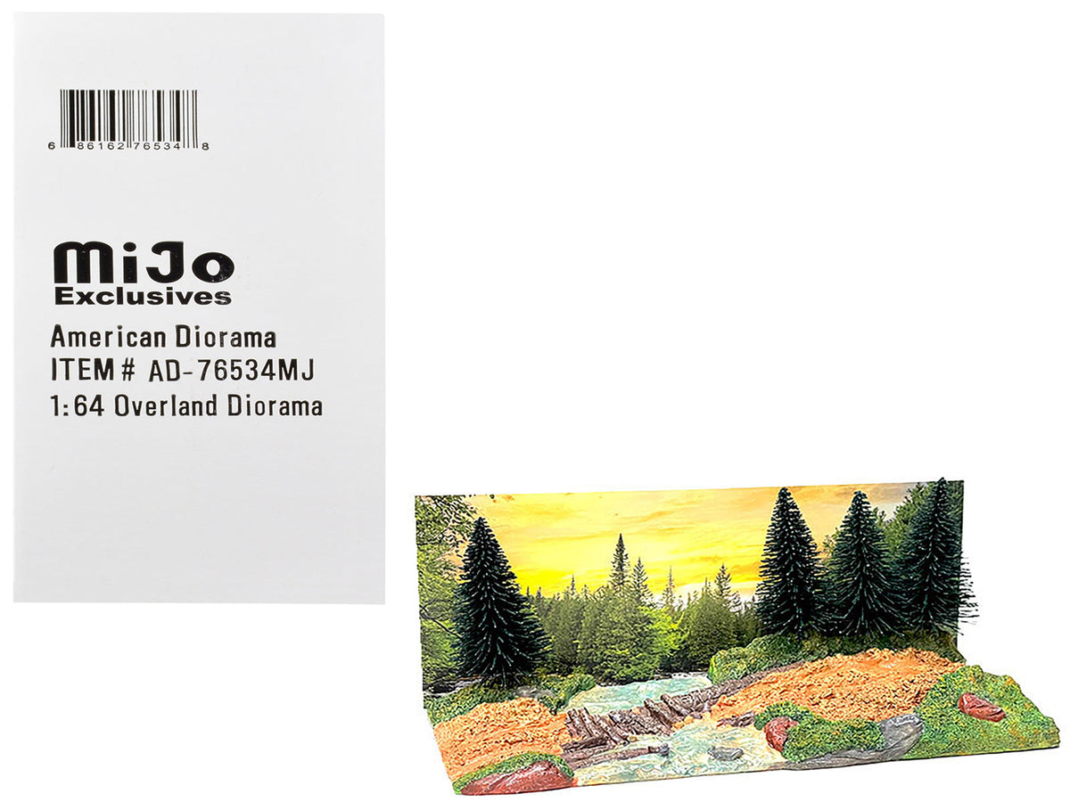 Rapid Vehicles "Overland Off-Road" Diorama with Forest Background for 1/64 Scale Models by...