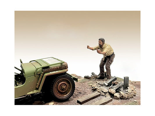 "4X4 Mechanic" Figure 6 for 1/18 Scale Models by American Diorama  free shipping USA
