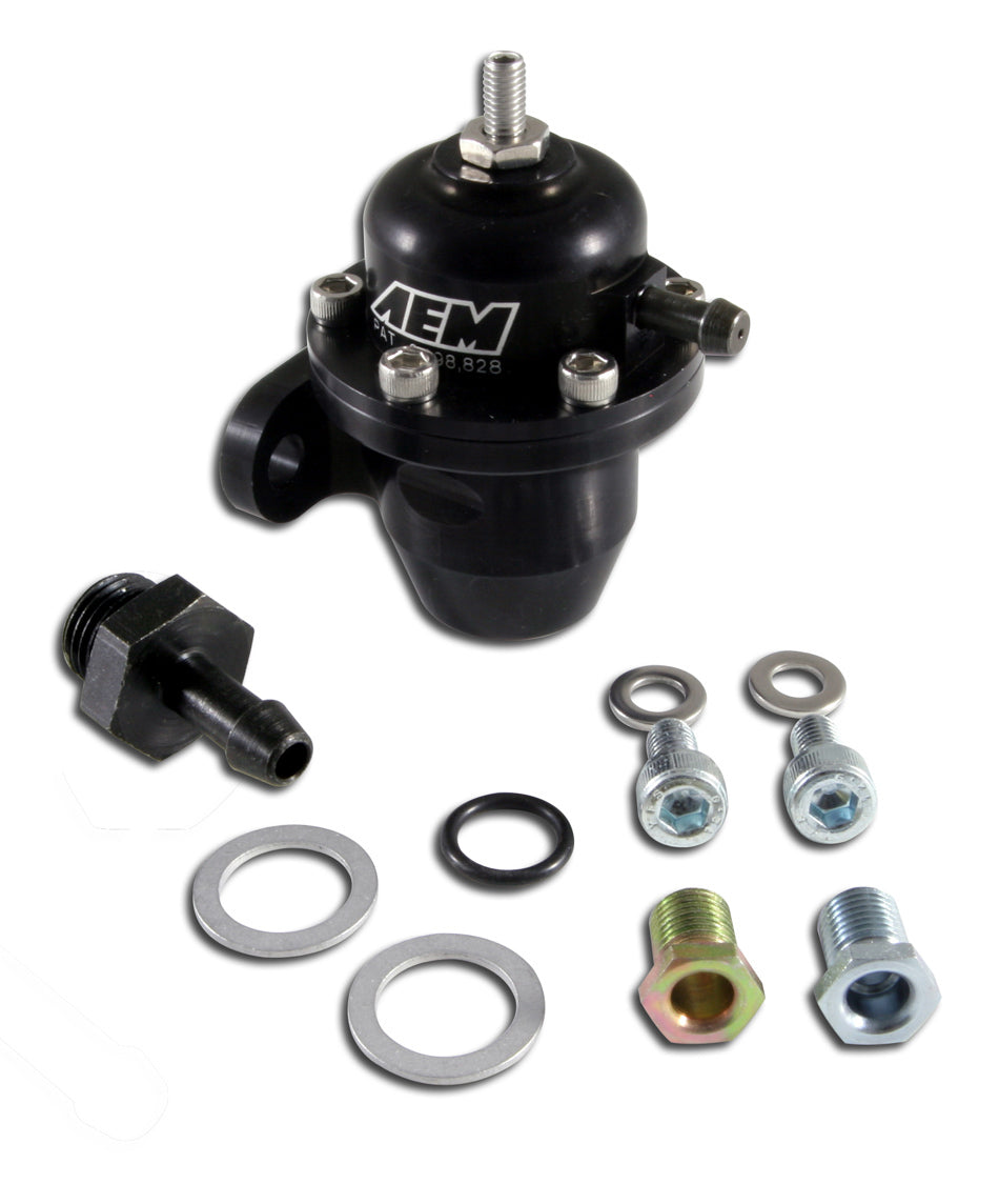 Adj Fuel Pressure Reg-black - 25300BK