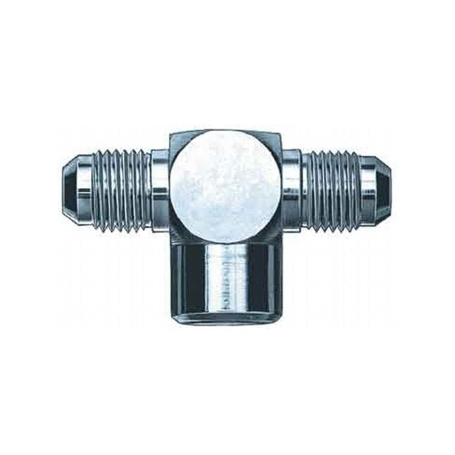Stl Tee 1/8npt female to #4an Fitting - FBM2882