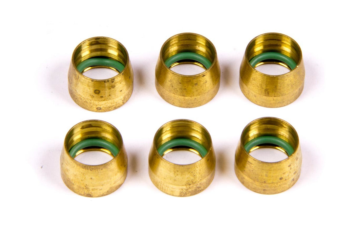 -8 Replacement A/C Brass Sleeves (6pk) - FCM2431