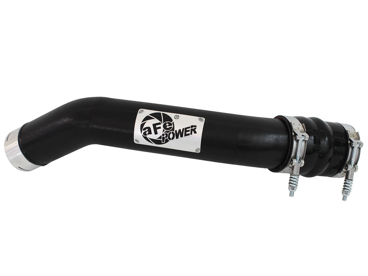 BladeRunner 3in Aluminum Hot Charge Pipe Black - 4620148B