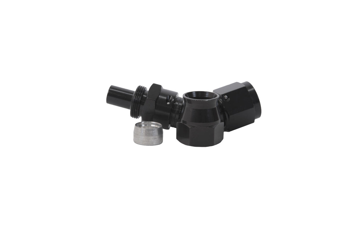 8an 45-Degree PTFE Hose Black - 15354