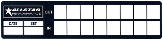 Tire Log Decals 8pk - ALL047