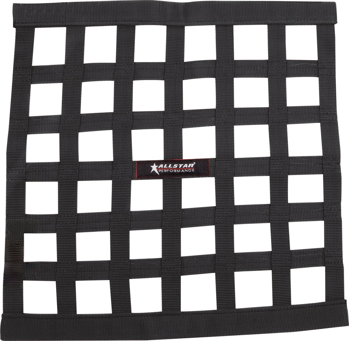 Window Net Ribbon Style 18 x 18 Black Non-SFI - ALL10283