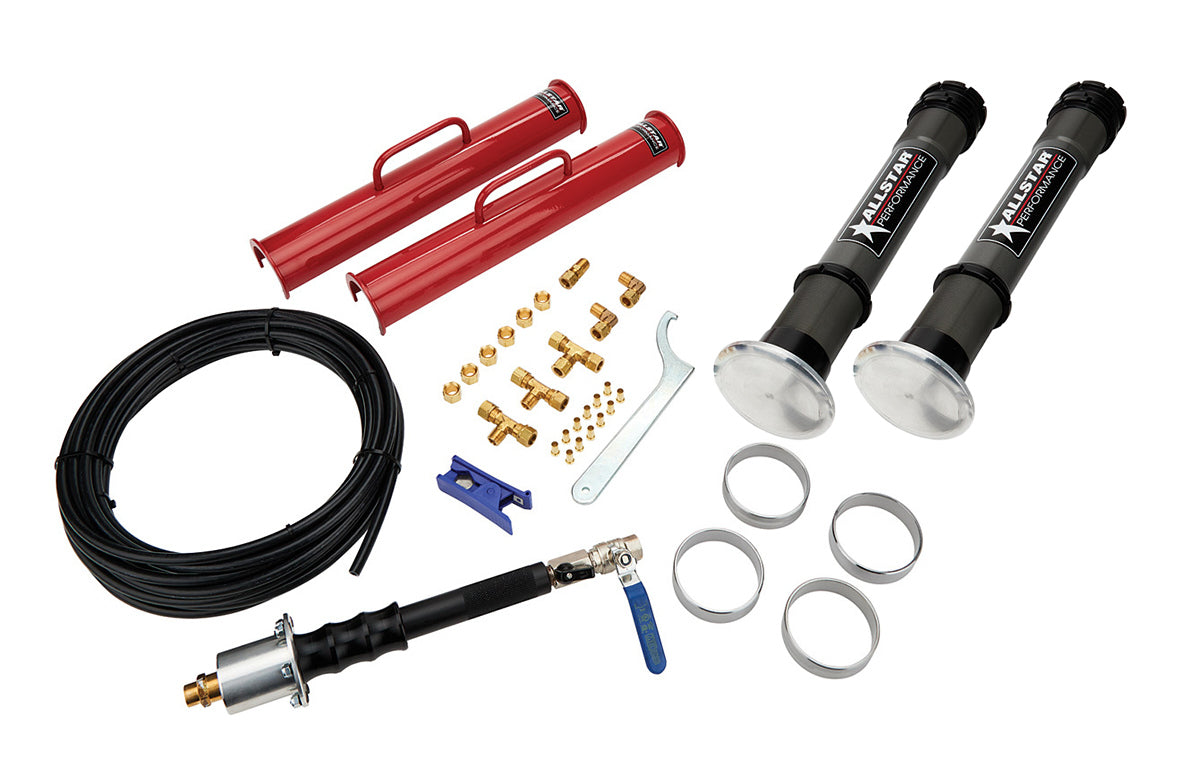 Air Jack Complete Kit 2pcs 15.25in w/Dirt Foot - ALL11303