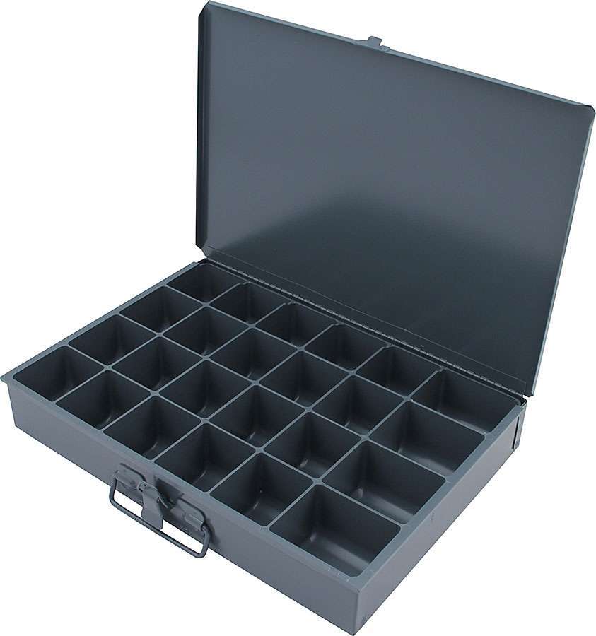 Metal Storage Case 24 Comp 9.5x13.5x2 - ALL14366