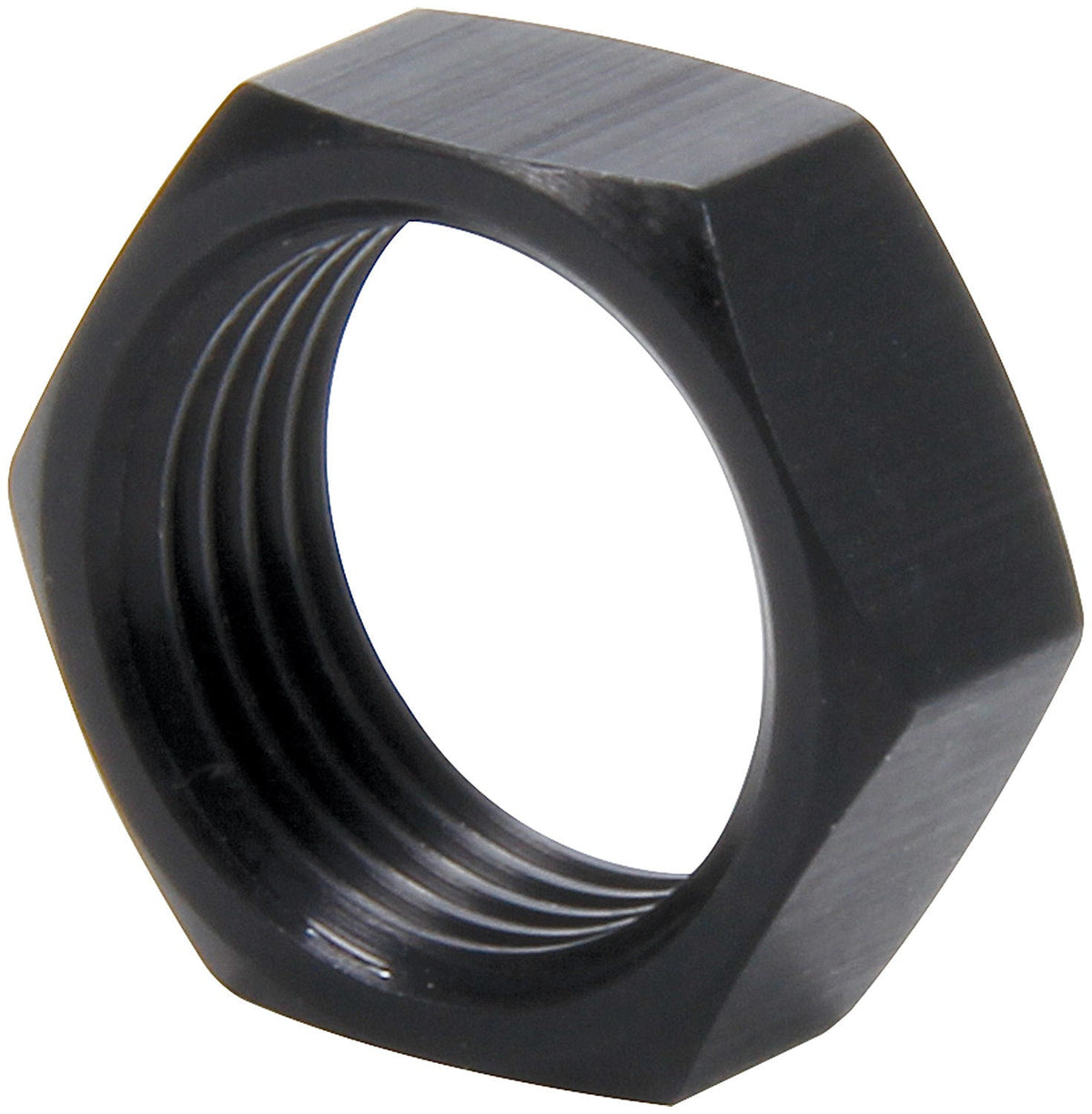 5/8in-18 RH Alum Jam Nu Thin O.D. Black 50pk - ALL1828650