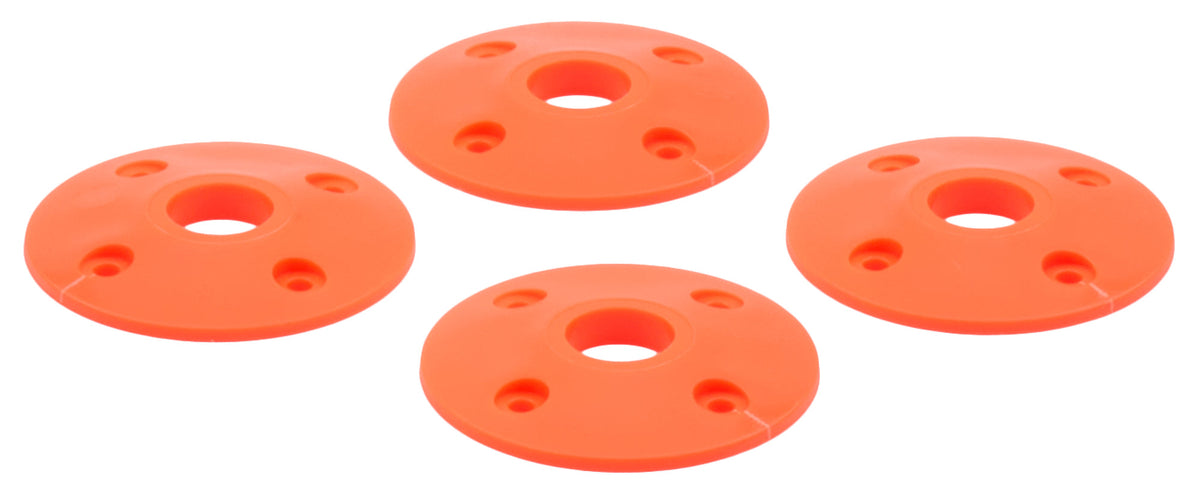 Scuff Plate Plastic Fluorescent Orange 4pk - ALL18439