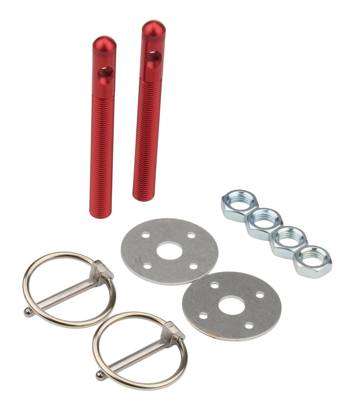 Alum Hood Pin Kit 3/8in Red - ALL18481