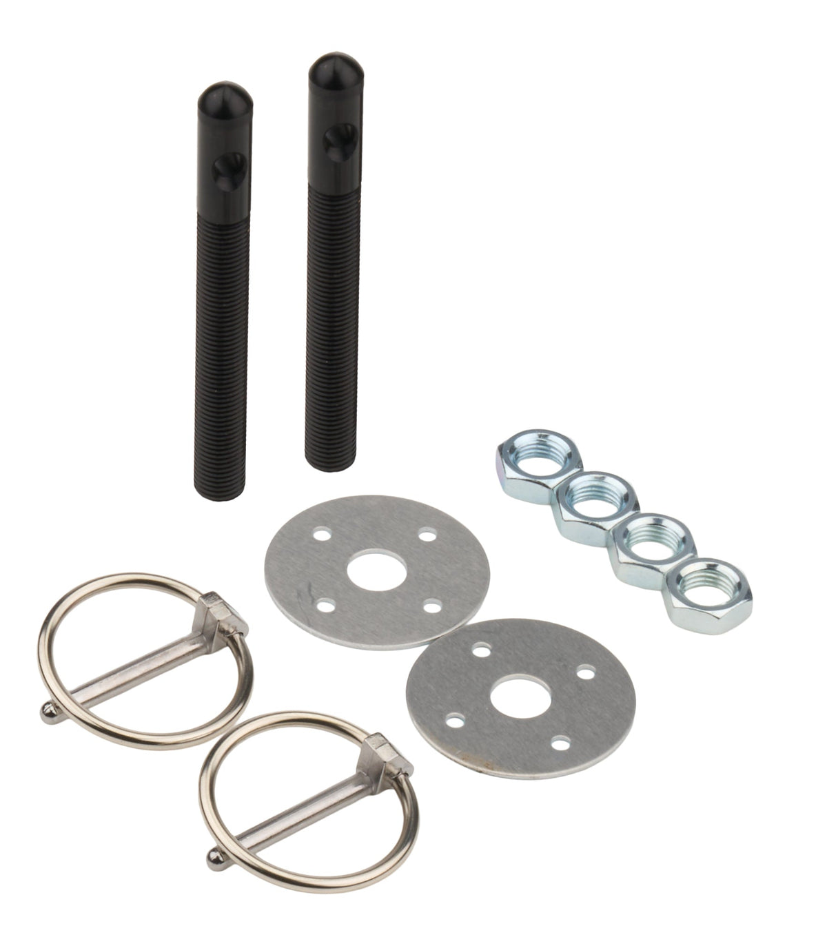 Alum Hood Pin Kit 3/8in Black - ALL18484