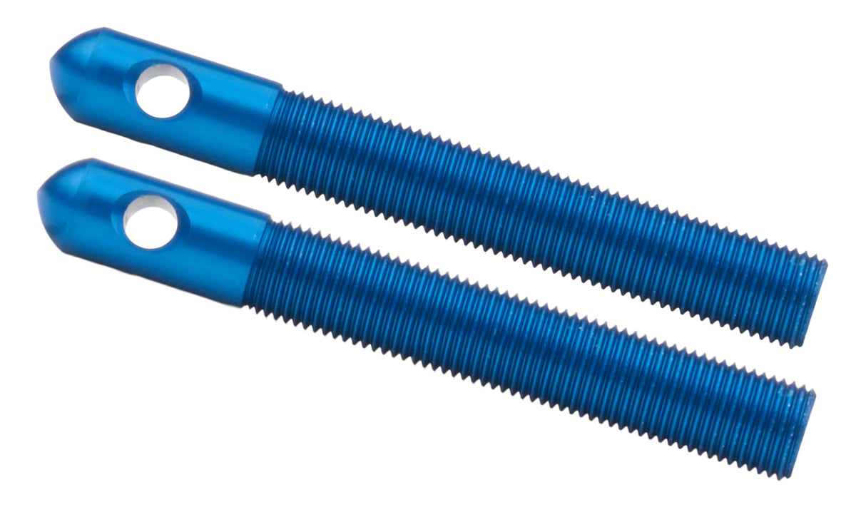 Alum Hood Pins 1/2in 1/4in Holes Blue 2pk - ALL18509