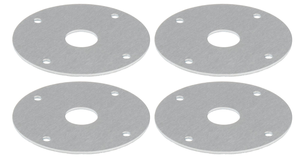 Scuff Plate Aluminum 1/2in Hole 4pk - ALL18518