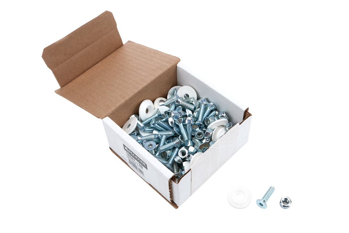 Countersunk Bolt Kit White 50pk - ALL1868150