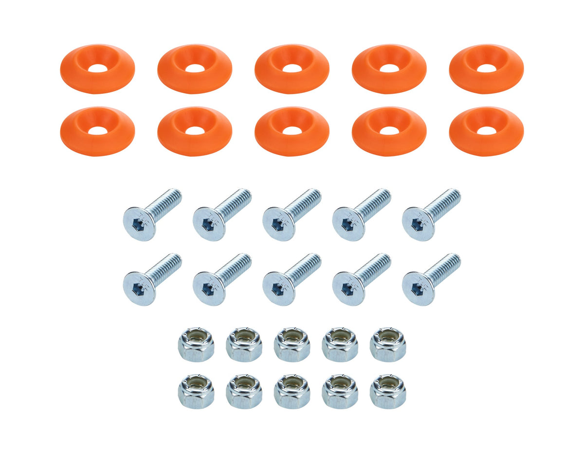 Countersunk Bolt Kit Orange 10pk - ALL18684