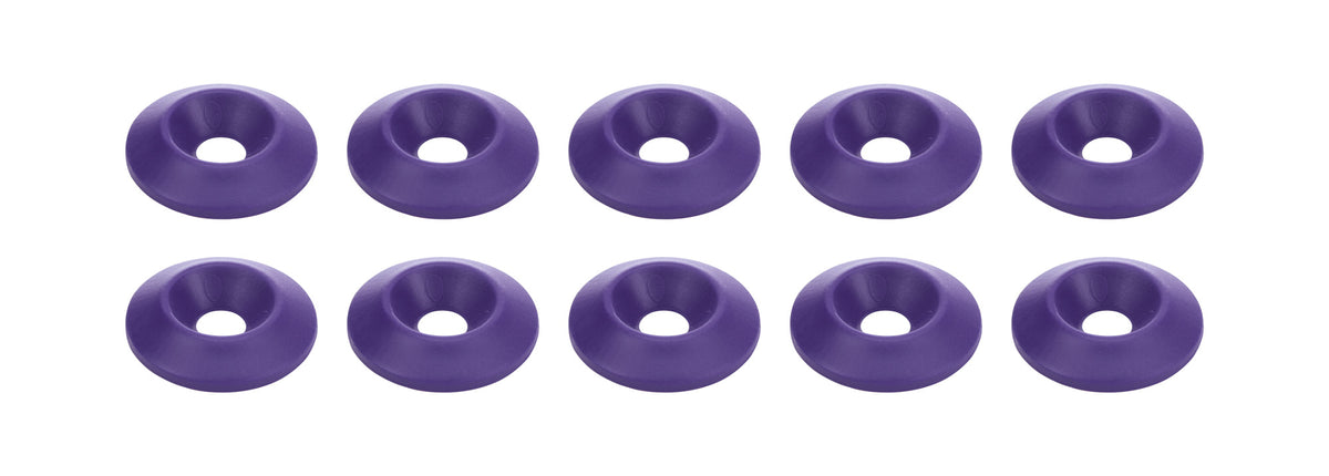 Countersunk Washer Purple 10pk - ALL18697