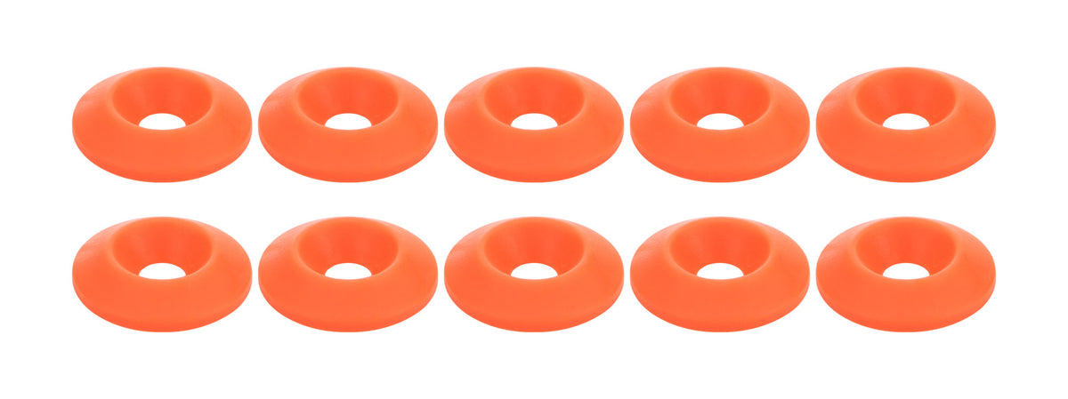 Countersunk Washer Fluorescent Orange 10pk - ALL18699
