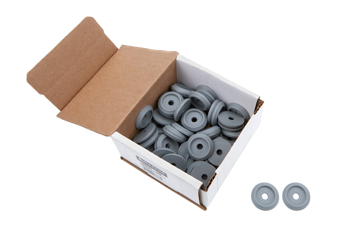 Body Bolt Washer Plastic Silver 50pk - ALL1885050
