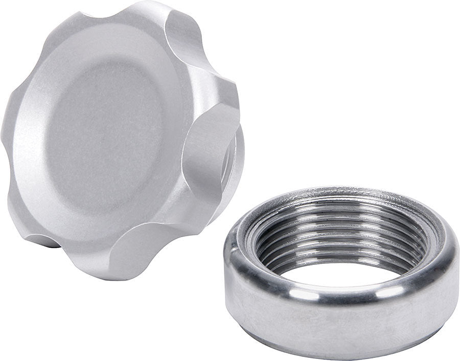 Filler Cap Silver with Weld-In Steel Bung Small - ALL36161