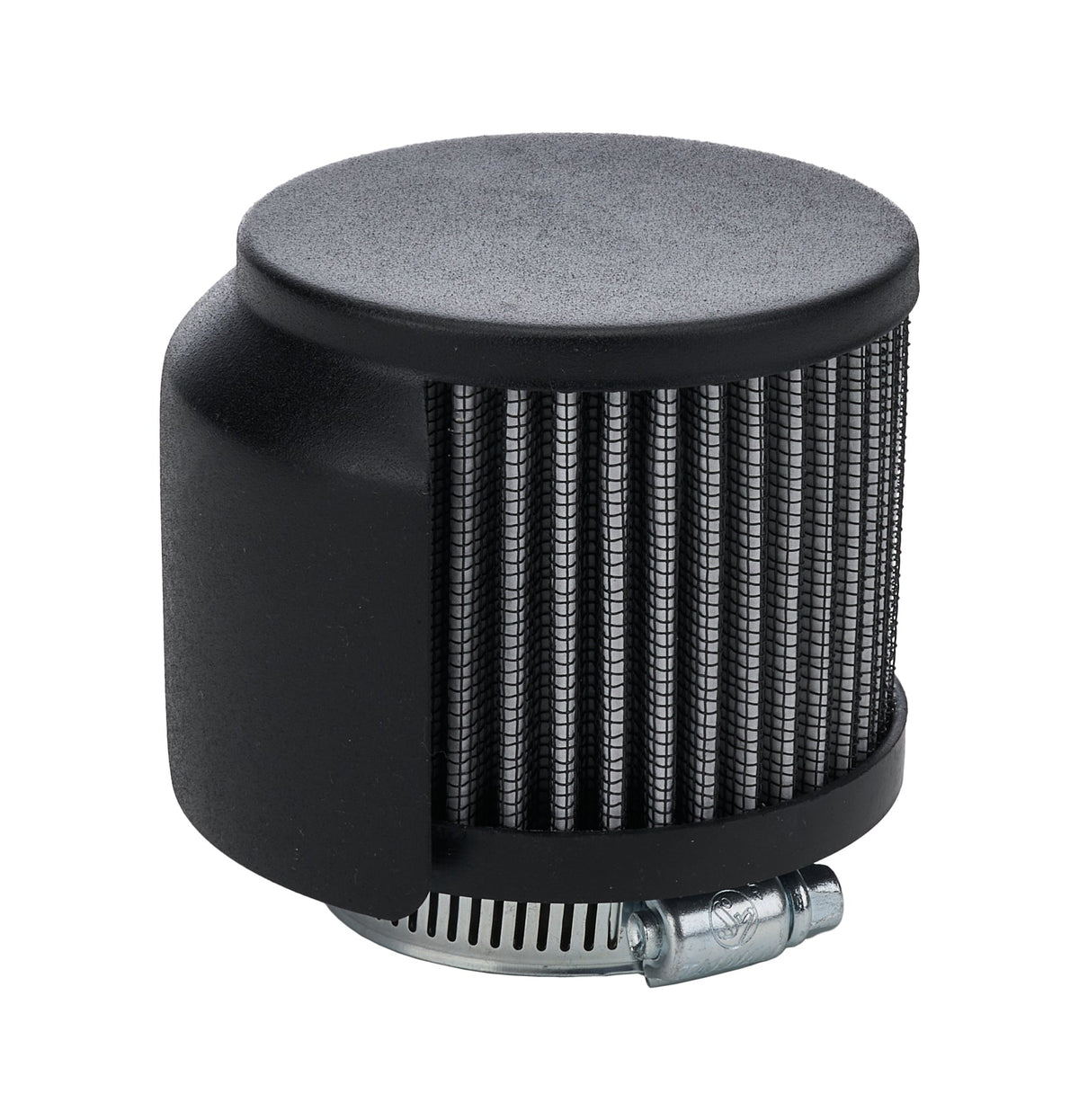 V/C Breather w/ Shield Black 1-1/2in - ALL36223