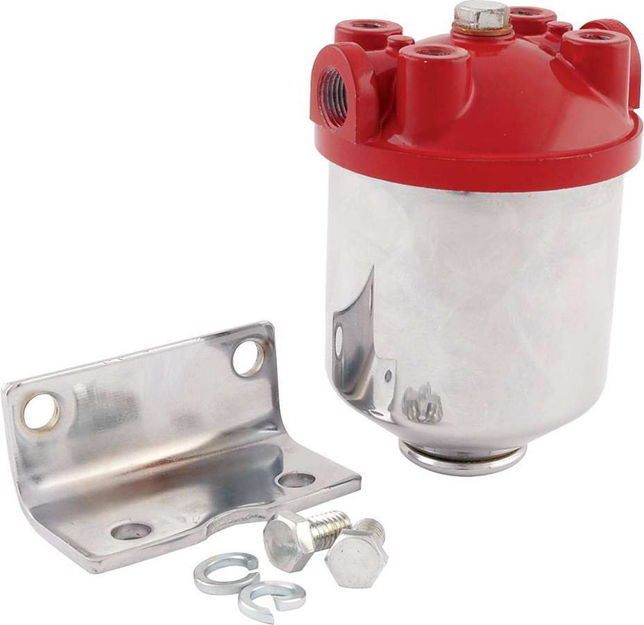 Fuel Filter Chrome Canister - ALL40250