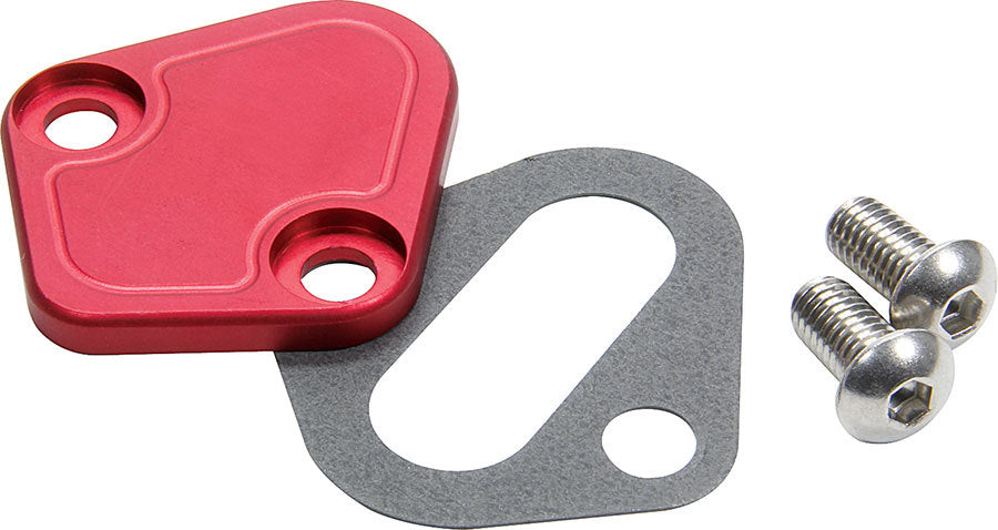 BBC F/P Block Off Plate Red - ALL40305