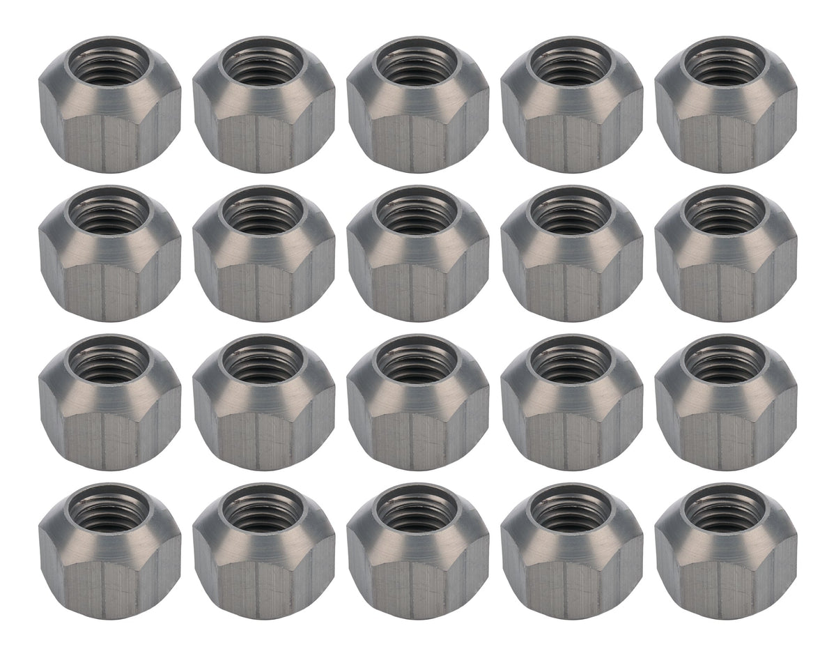 Lug Nuts 5/8-11 Alum HC Dbl Chamfer 20pk - ALL4409720