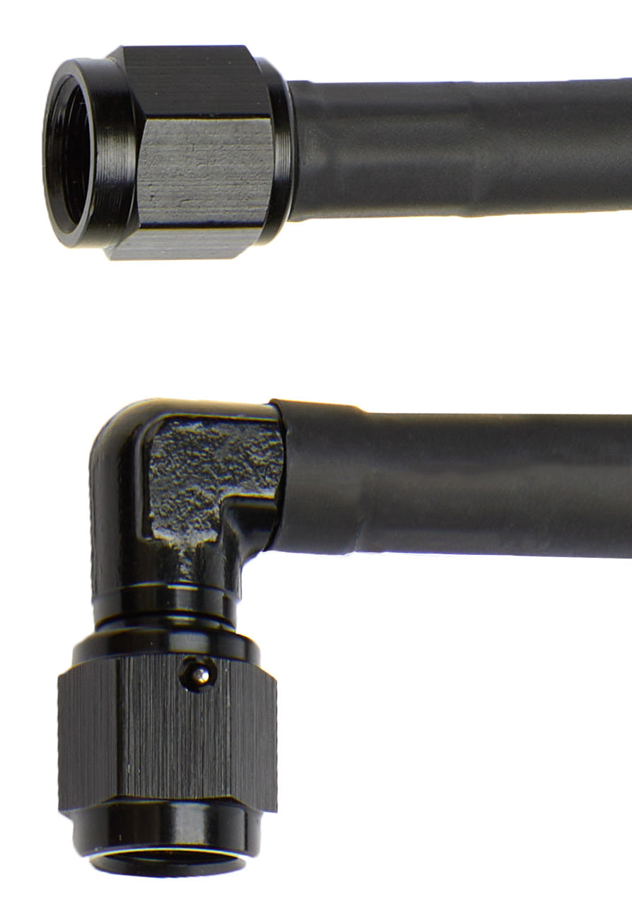 Coated Braided Line 40in #4 Hose -4 Str/-4 90 Deg - ALL48427