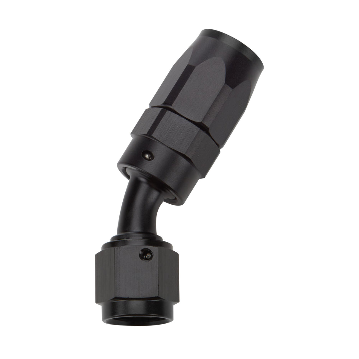 Reusable Hose End Black 30 Deg Elbow -16 - ALL49326