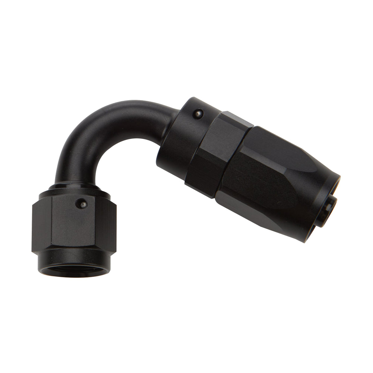 Reusable Hose End Black 120 Deg Elbow -8 - ALL49363