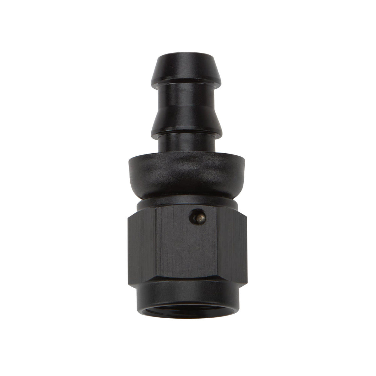 Pushlock Hose End Black Straight -16 - ALL49416