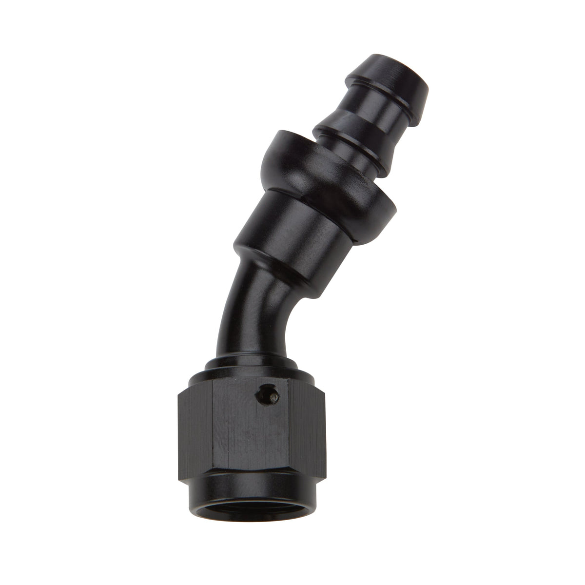 Pushlock Hose End Black 30 Deg Elbow -16 - ALL49426