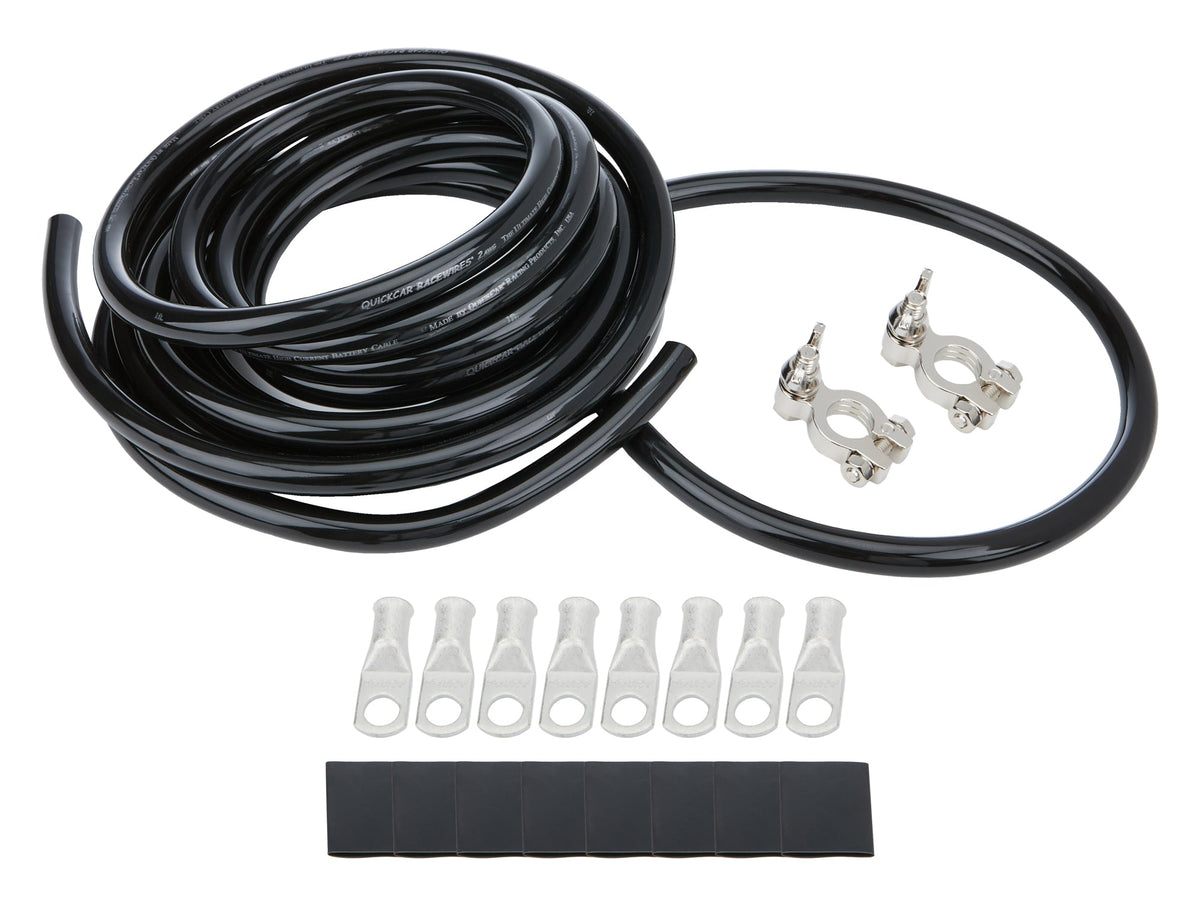 2 Gauge Cable Kit - All Black - ALL76111