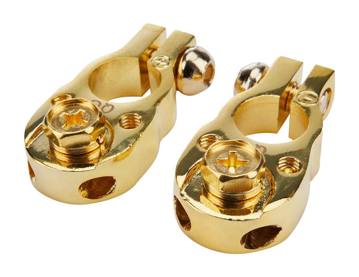 Gold Top Post Terminal 1pr - ALL76120